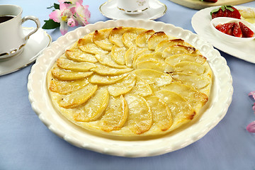 Image showing Flat Apple Pie