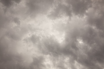 Image showing Ominous Cloudy Sky Background