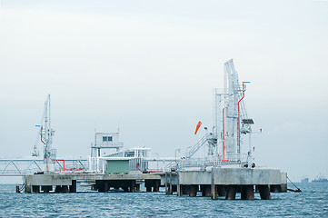 Image showing Offshore oil terminal