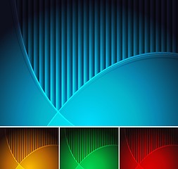 Image showing Backgrounds set - eps 10