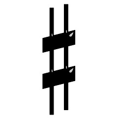 Image showing 3D Sharp Symbol