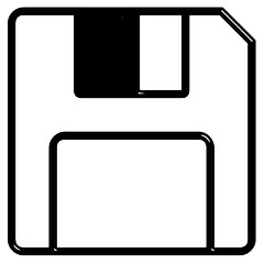 Image showing 3D 3.5'' inch floppy disk