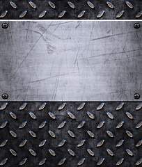 Image showing old metal background texture