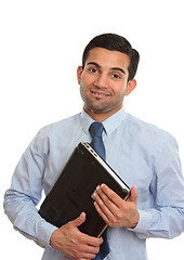 Image showing Smiling IT technician consultant salesman