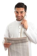 Image showing Arab financial businessman or stockbroker