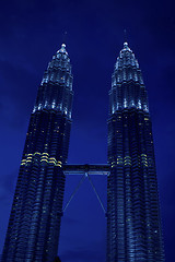 Image showing Petronas twin towers 