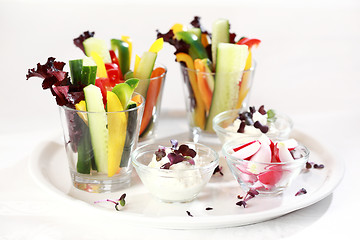 Image showing Vegetable sticks