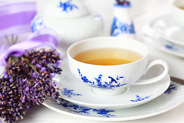 Image showing Lavender tea