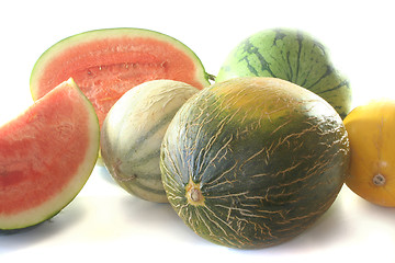 Image showing various melons