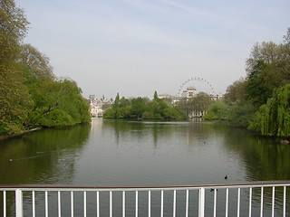 Image showing River and Ferris Wheel