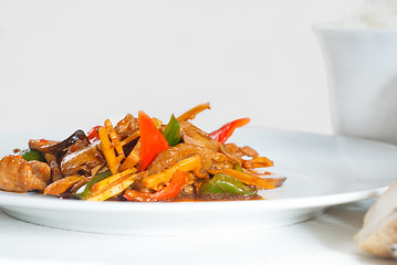 Image showing Chinese beef and vegetables