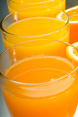 Image showing fresh orange juice