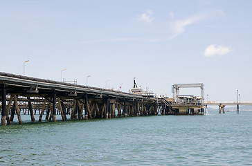 Image showing Oil pipeline to offshore terminal