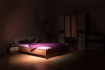 Image showing bedroom interior 