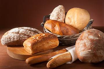 Image showing assortment of baked bread