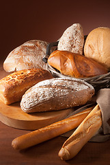 Image showing assortment of baked bread