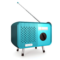 Image showing Retro radio