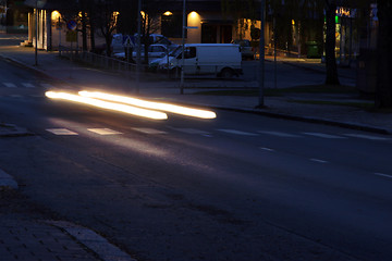 Image showing Lonely headlights
