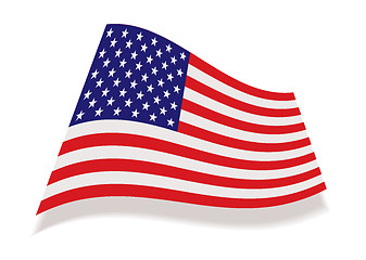 Image showing usa stars and stripes flag