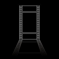 Image showing simple film reel illustration