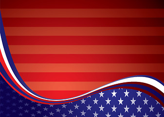 Image showing USA american background