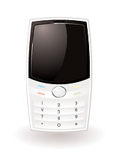 Image showing white cell phone