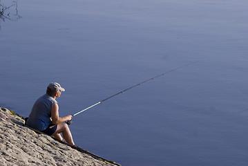 Image showing fisherman on the job