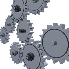 Image showing Gears Background