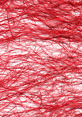 Image showing Abstract color straw mesh