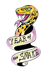 Image showing year of snake