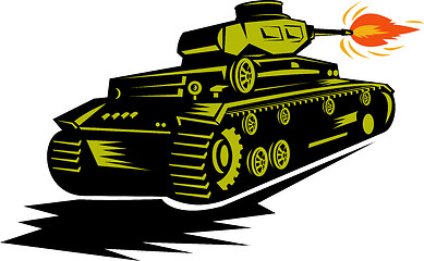 Image showing world war two battle tank