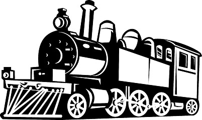 Image showing vintage steam train 