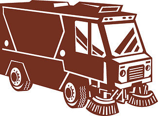 Image showing street sweeper truck 