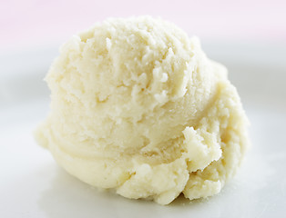 Image showing vanilla ice cream