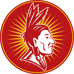 Image showing native American indian chief
