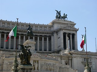 Image showing Piazza Venezia, Roma