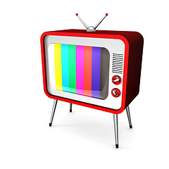 Image showing Red TV