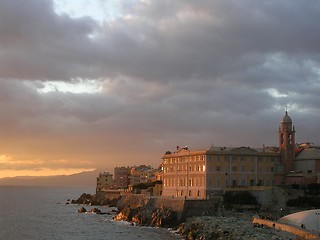Image showing coast of Liguria