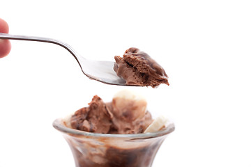 Image showing Chocolate Ice Cream Sundae