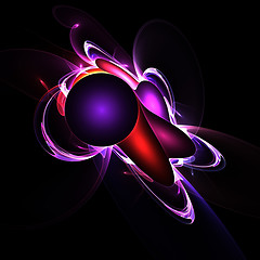 Image showing Purple Solar Sphere
