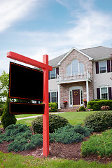 Image showing Real Estate For Sale Sign