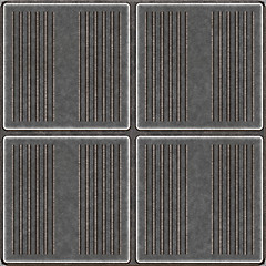 Image showing Seamless Metal Tiles