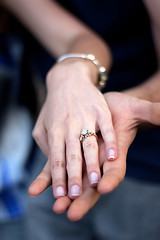 Image showing Engagement Ring Couple