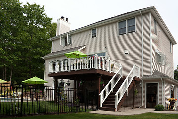 Image showing Luxury Home Backyard