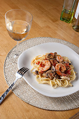 Image showing Shrimp Scampi