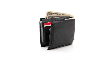 Image showing Black Leather Wallet