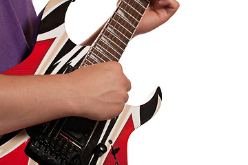 Image showing Playing the Electric Guitar