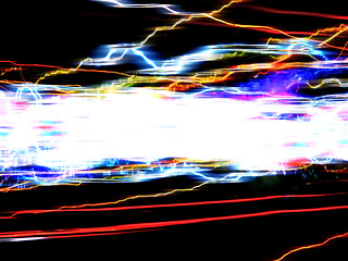 Image showing Funky Light Trails Layout