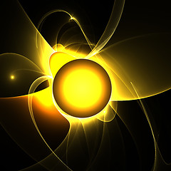 Image showing Golden Solar Sphere