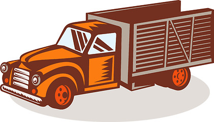 Image showing Vintage delivery pick-up truck